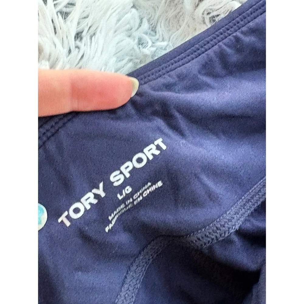 Tory‎ Burch Sport 7/8 Cropped Leggings Side Stripe